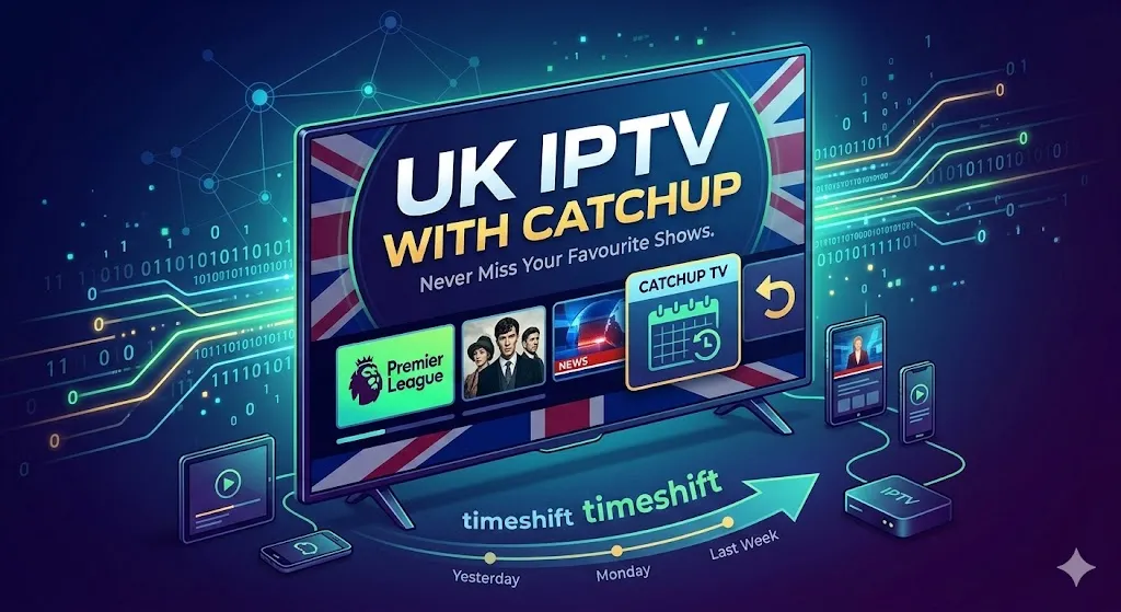 UK IPTV with Catchup: Never Miss Your Favourite Shows