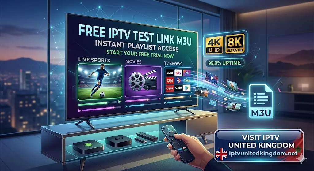 Free IPTV Test Link M3U: Instant Playlist Access