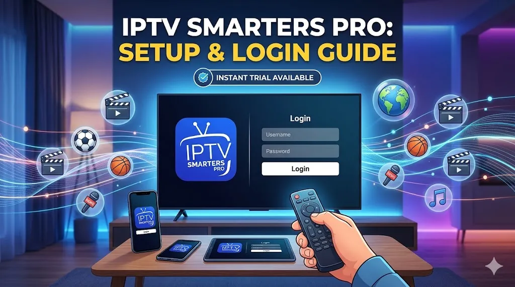 IPTV Smarters Pro Subscription: Setup & Login