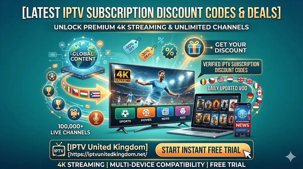 Latest IPTV Subscription Discount Codes & Deals