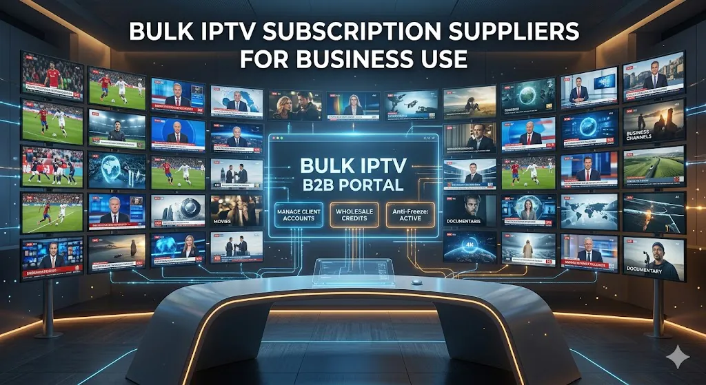 Bulk IPTV Subscription Suppliers for Business Use