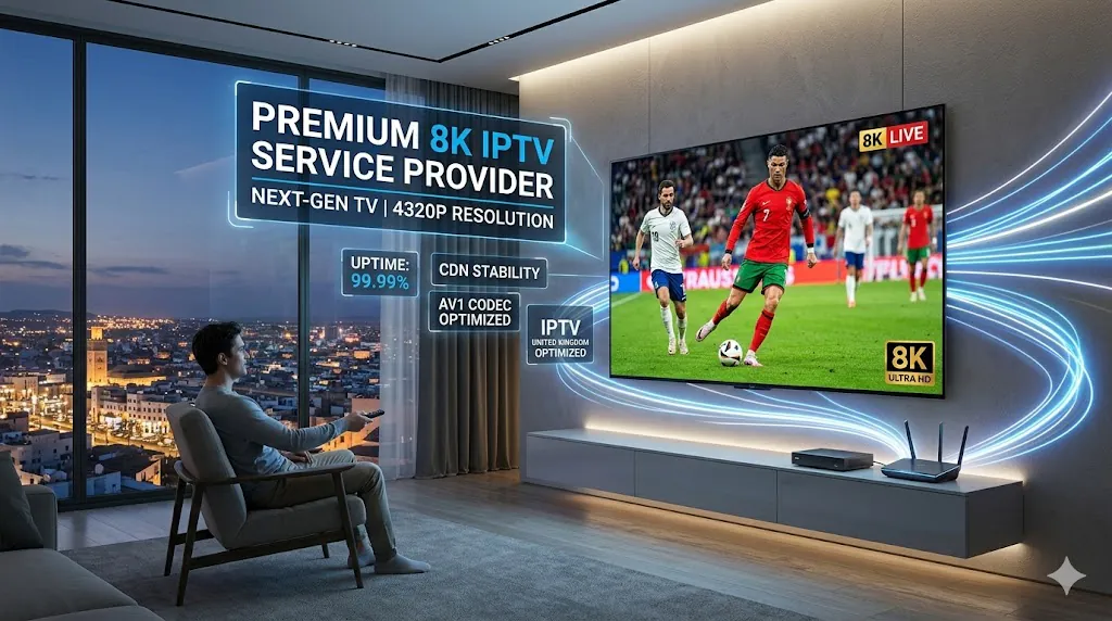 Premium 8K IPTV Service Provider: Next-Gen TV Premium 8K IPTV Service Provider: Next-Gen TV