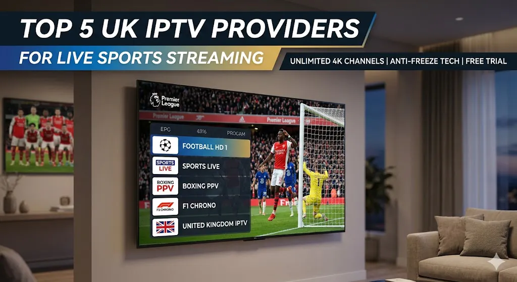 Top 5 UK IPTV Providers for Live Sports Streaming