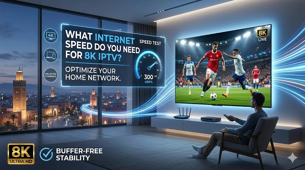 What Internet Speed Do You Need for 8K IPTV?